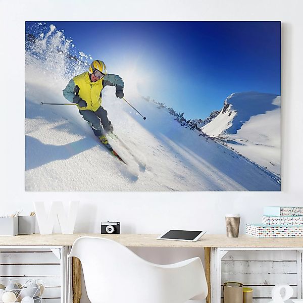 Leinwandbild Sport - Querformat Apres Ski günstig online kaufen