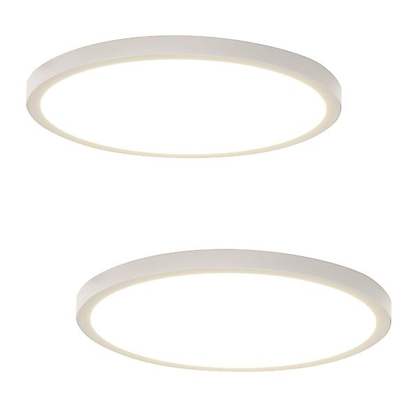 ZMH LED Deckenleuchte Wohnzimmer Rund Flach günstig online kaufen