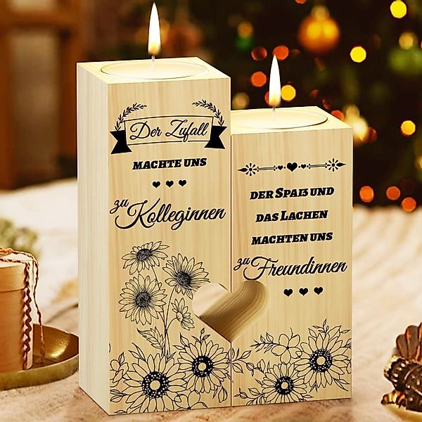 LuxusKollektion Kerzenständer Abschiedsgeschenk Kollegen Kerzenständer Weih günstig online kaufen