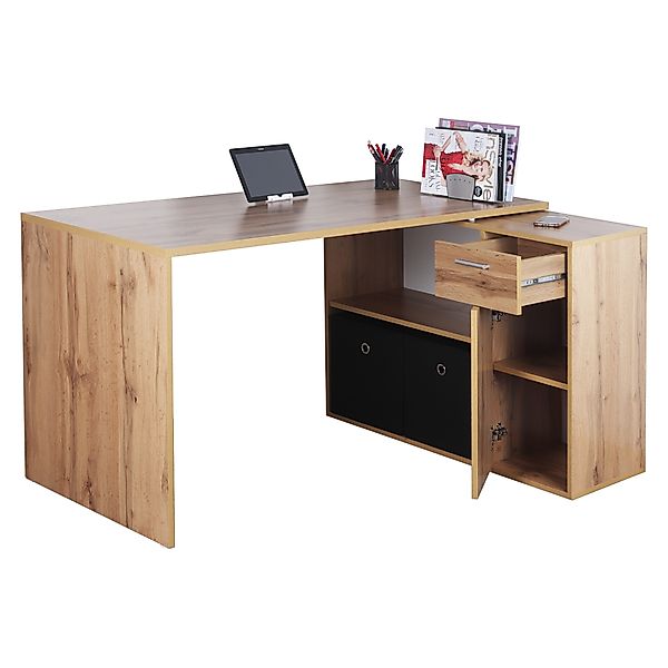 RICOO Eckschreibtisch WM083-EW, Schreibtisch Bürotisch Ecke günstig online kaufen