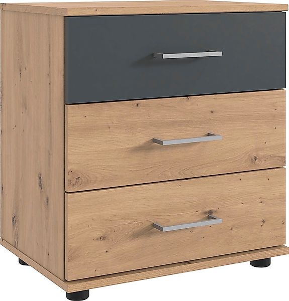 Wimex Nachtkommode "Taiga", mit 3 Schubladen, 52cm breit günstig online kaufen