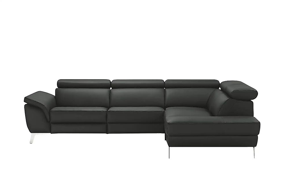 uno Ecksofa Leder  Dallas ¦ schwarz ¦ Maße (cm): B: 283 H: 74 T: 228 Polste günstig online kaufen