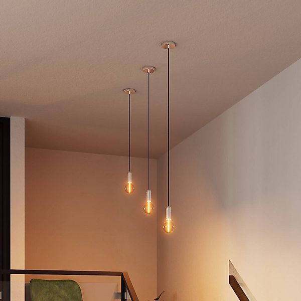 OSRAM Hängelampe VINTAGE 1906 ROUND, chrom, Metall, Ø 10 cm günstig online kaufen