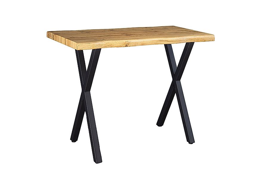 riess-ambiente Bartisch WILD 120cm braun / schwarz · Theke mit Baumkante im günstig online kaufen
