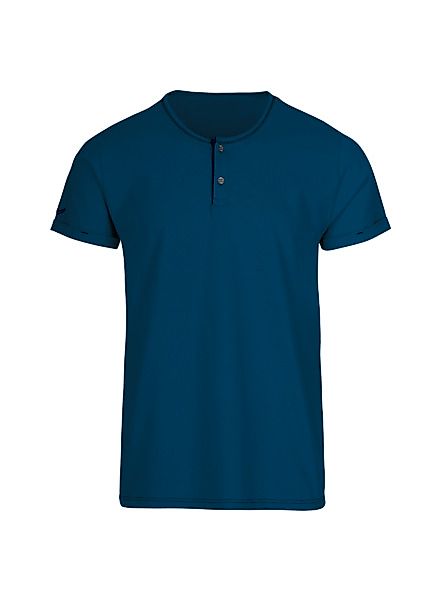 Trigema T-Shirt TRIGEMA T-Shirt Knopfleiste aus Biobaumwolle (1-tlg) günstig online kaufen