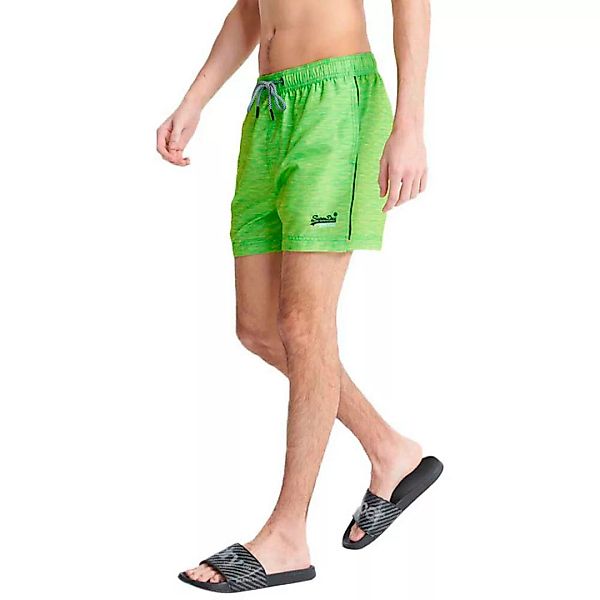 Superdry Hyper Beach Volley Badehose XL Fluro Green Space Dye günstig online kaufen