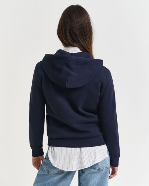 Gant Kapuzensweatjacke "REG TONAL SHIELD ZIP HOODIE" Markenstickerei, Kapuz günstig online kaufen