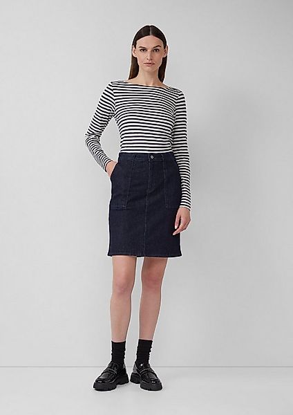 s.Oliver Minirock Rock Jeansrock mit aufgesetzten Taschen, 360° Denim günstig online kaufen