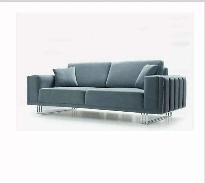 JVmoebel 3-Sitzer Sofa 3 Sitzer blau Farben Couch Polster Wohnzimmer Sofas günstig online kaufen