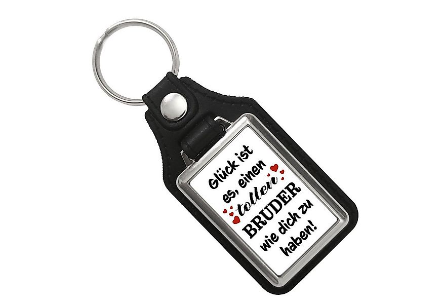 speecheese Schlüsselanhänger Toller Bruder Glück Schlüsselanhänger mit Kuns günstig online kaufen