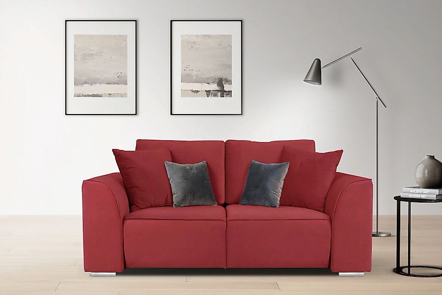 INOSIGN 2-Sitzer "BEATRICE, erhältlich in trendigen Stoffoptionen, B/T/H: 1 günstig online kaufen