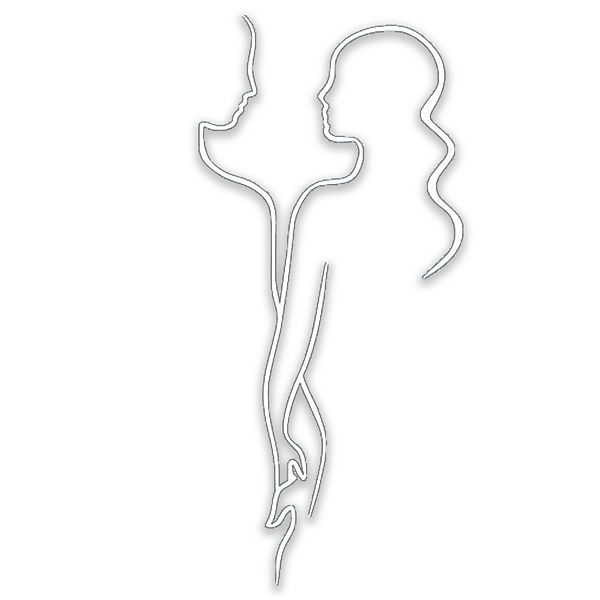 Jumpeak Wanddekoobjekt Metall Paar Hält Hände günstig online kaufen