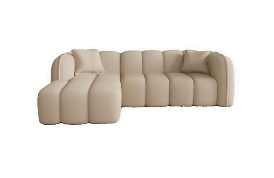 Sofa Dreams Polsterecke Miramar L Form kurz 4-Sitzer, 3 verschiedene Stoffb günstig online kaufen