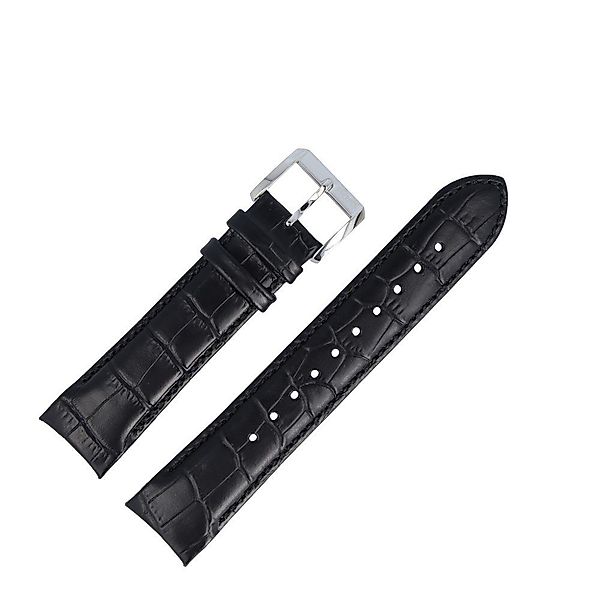 BOSS Uhrenarmband 22mm Leder Schwarz 659302482 günstig online kaufen