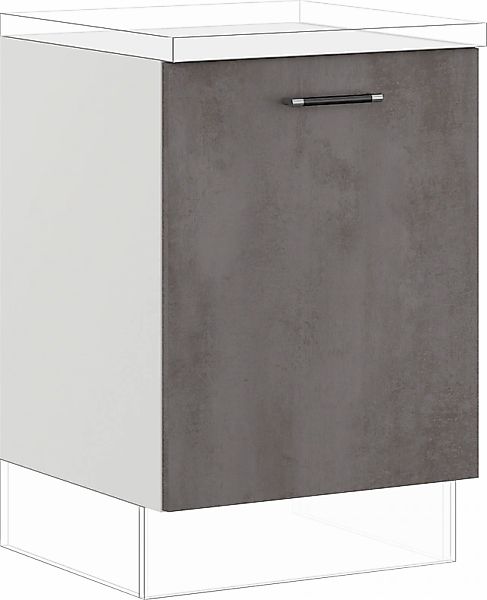 IMPULS KÜCHEN Wäscheschrank »"Prag und Valencia", Breite/Höhe: 60/72,3 cm, günstig online kaufen