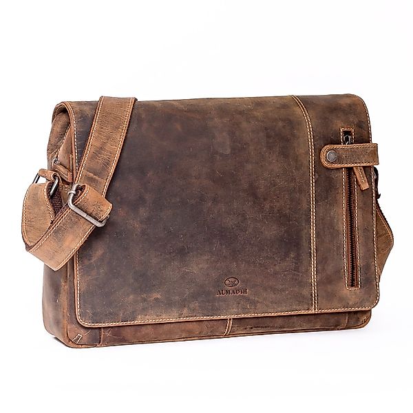 ALMADIH Umhängetasche Leder Umhängetasche DYLAN Ledertasche günstig online kaufen