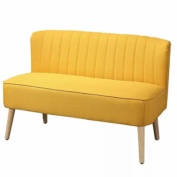 HOMCOM 2-Sitzer Sitzmöbel, Loungesofa, aus Holz, günstig online kaufen