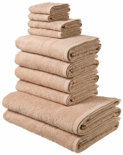 my home Handtuch Set "Inga, Duschtücher, Handtücher, Gästetücher, Seiftüche günstig online kaufen