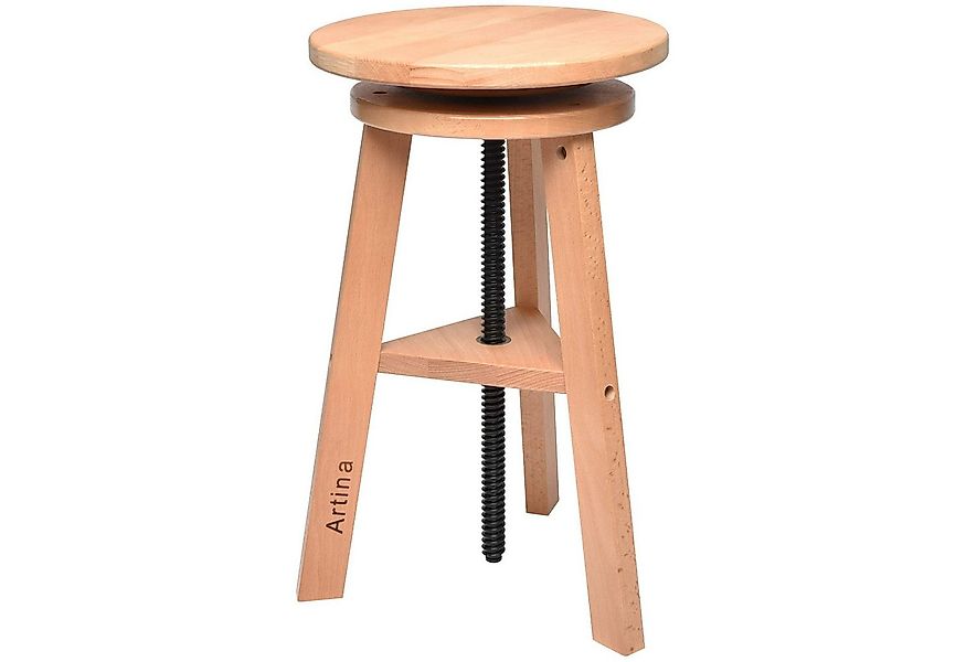 Artina Hocker, Artina Arles Malhocker 45x30x30cm Natur günstig online kaufen