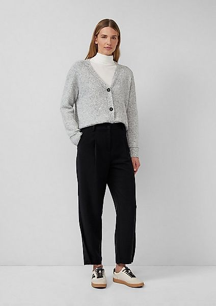 s.Oliver 7/8-Hose Hose Cropped Hose mit Barrel Leg und Saum-Detail günstig online kaufen