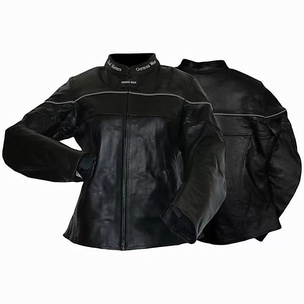 German Wear Lederjacke GW423J black Damen Lederjacke Motorradjacke Touring günstig online kaufen