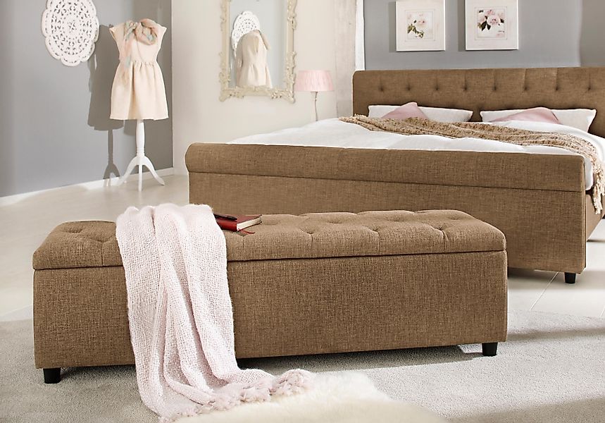 Home affaire Polsterbank "Goronna", in 5 Farben, Sitzhöhe 41,5 cm, als Gard günstig online kaufen