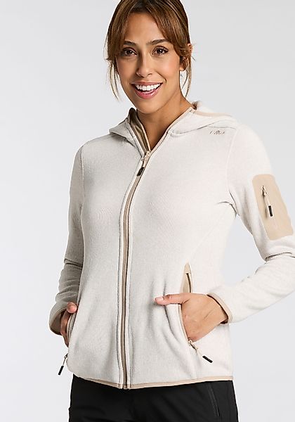 CMP Strickfleecejacke KNITTED MELANGE HOODY WOMAN günstig online kaufen