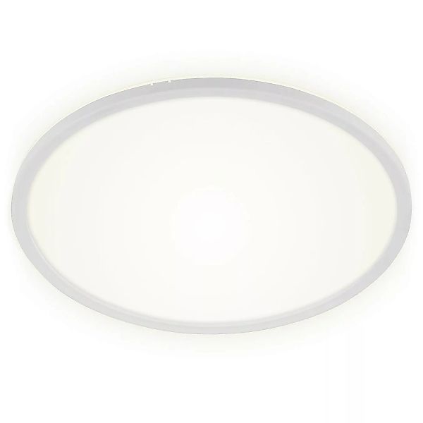 Brilo LED-Deckenleuchte Slim Weiß 1x LED 22 W inkl. Backlight günstig online kaufen