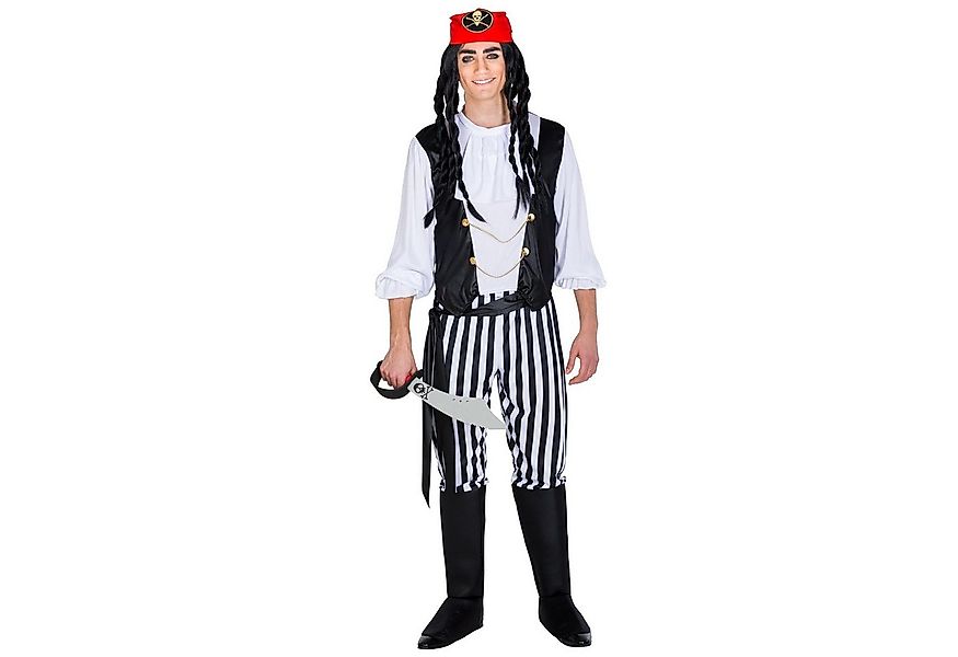dressforfun Piraten-Kostüm Herrenkostüm Pirat Captain Rauhbein, Stretch-Jer günstig online kaufen