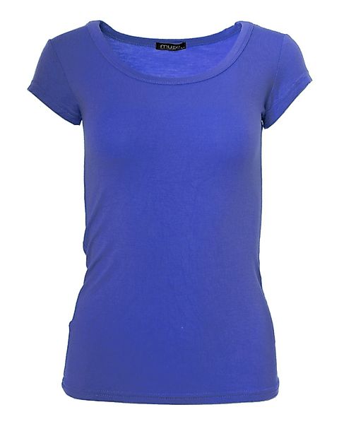 Muse T-Shirt Basic Kurzarm T-Shirt Skinny günstig online kaufen