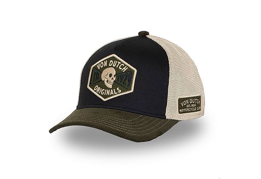 Von Dutch Trucker Cap Von Dutch Originals Semi-Curved Trucker Cap - SKULL L günstig online kaufen