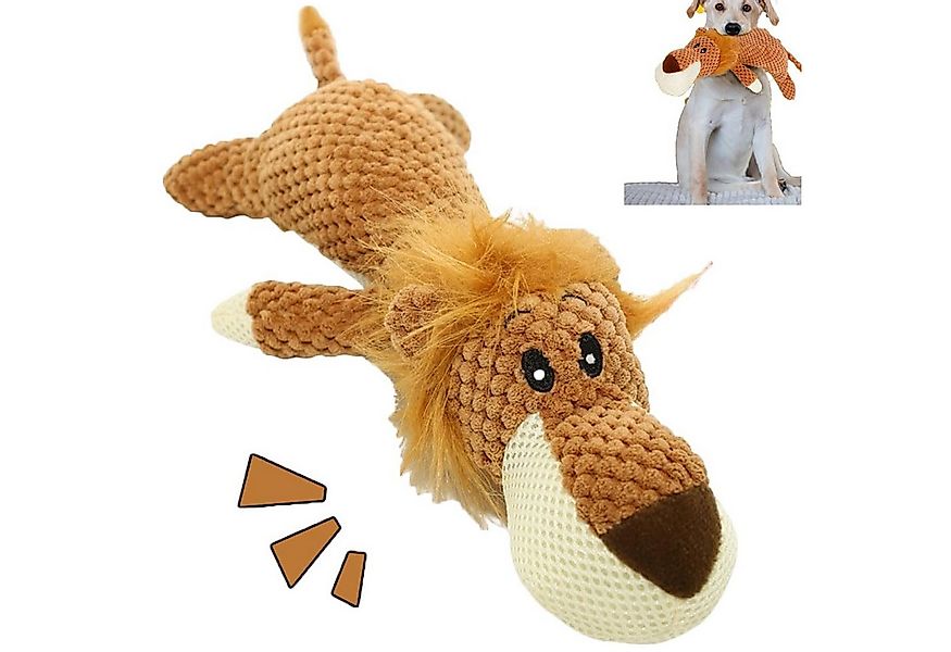 OKWISH Tierkuscheltier Interaktives Hundespielzeug Kauspielzeug Hund, Baumw günstig online kaufen