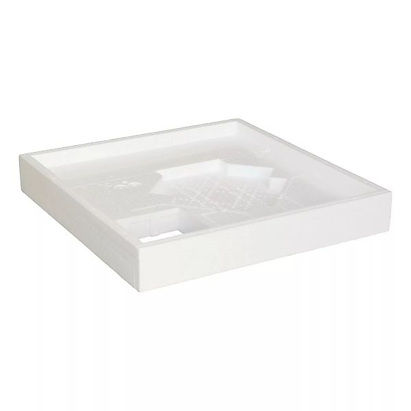 Calmwaters Wannenträger Duschwanne Modern Select 90 x 90 cm x 2,5 cm Weiß S günstig online kaufen