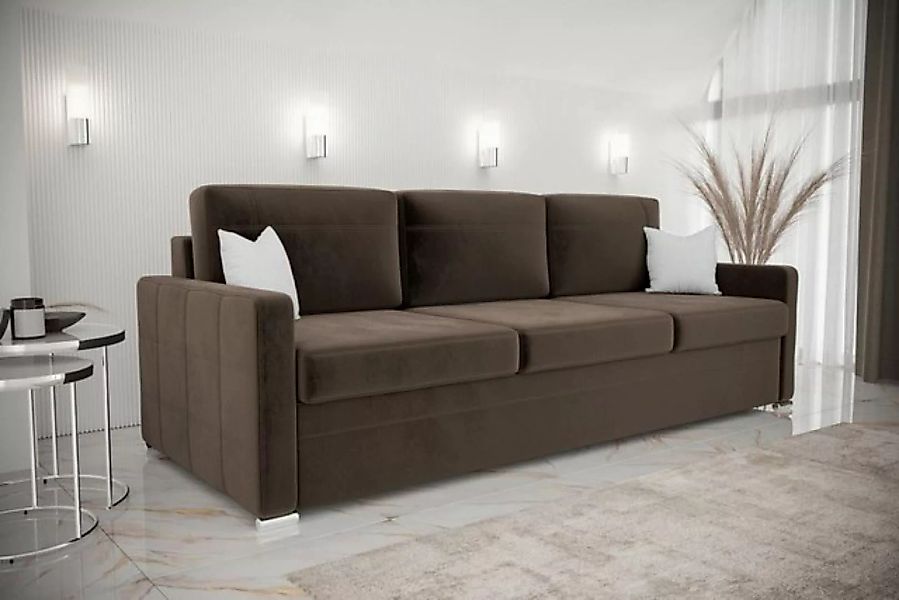 JVmoebel Sofa Schlafsofa Sofas Klapp Textil Couch Bett Sofa Kasten Couchen günstig online kaufen