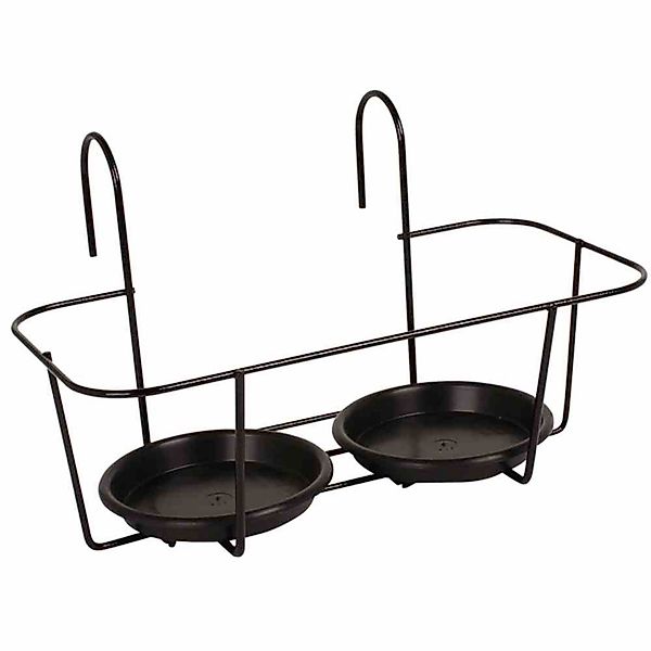 Jardifer Blumenkastenhalter Haken-Blumentopfhalter 2 Töpfe klein, günstig online kaufen