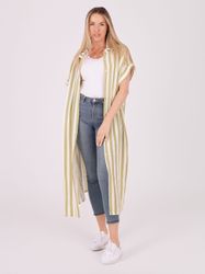 YC Fashion & Style Longbluse Hemdblusenkleid günstig online kaufen