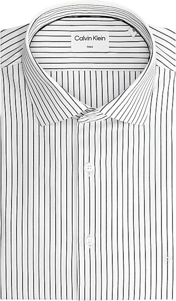 Calvin Klein Langarmhemd THERMO TECH STRIPE FITTED SHIRT günstig online kaufen