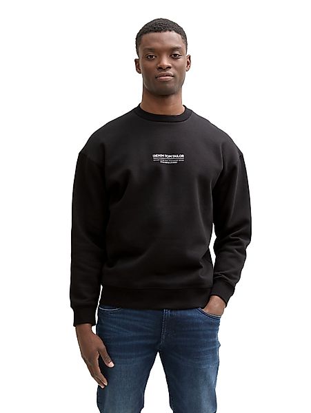 TOM TAILOR Denim Sweatshirt mit Logo günstig online kaufen