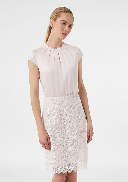 comma Minikleid Kleid Kurzes Satinkleid mit günstig online kaufen