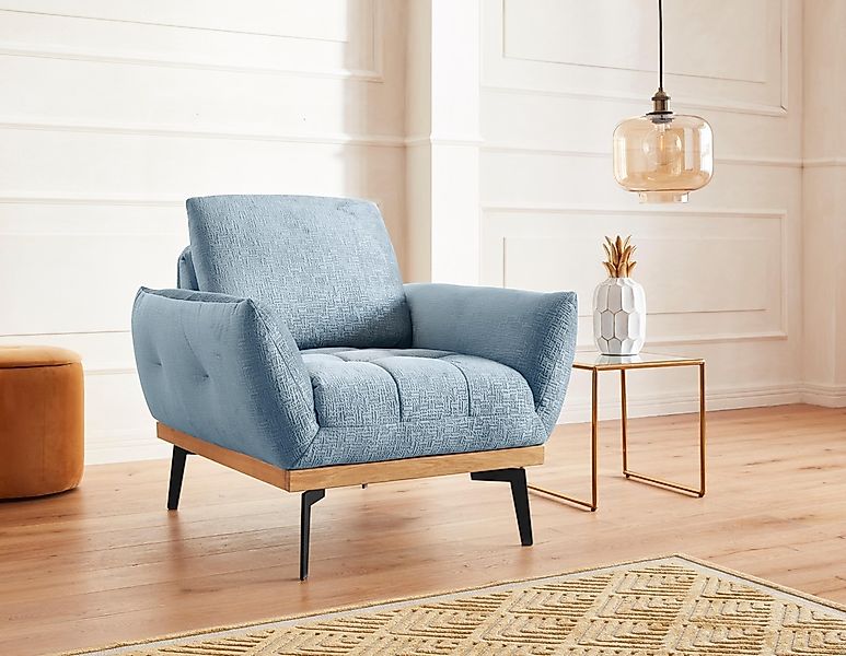 exxpo - sofa fashion Sessel "Palic, Loungesessel mit Rückenverstellung, hoh günstig online kaufen