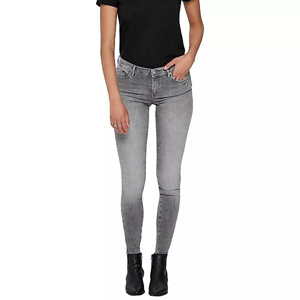 Only Shape Life Regular Skinny Rea4733 Jeans 27 Grey Denim günstig online kaufen