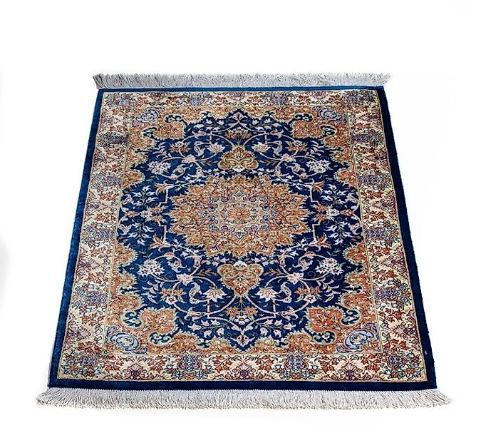morgenland Orientteppich »Perser - Ghom - 78 x 55 cm - dunkelblau«, rechtec günstig online kaufen