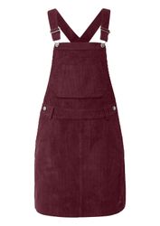 QS Minikleid Kleid Mini-Latzkleid aus Cord günstig online kaufen