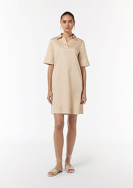 Comma Minikleid Kleid mit Tunika-Ausschnitt und günstig online kaufen