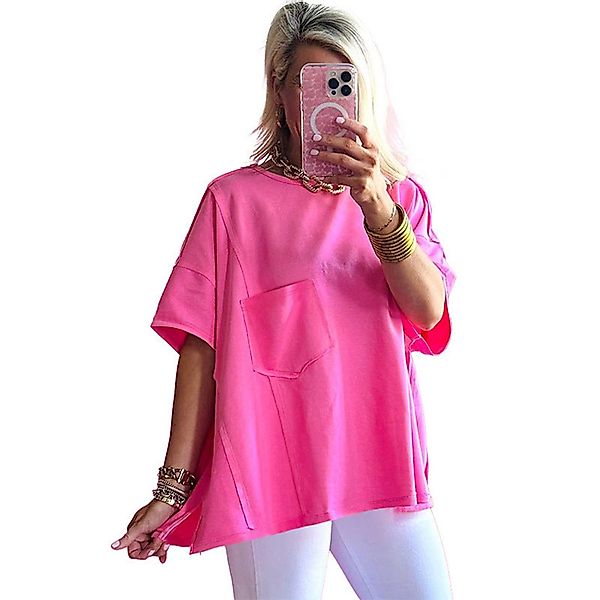 YRIIOMO T-Shirt Einfarbige Rundhals-T-Shirts für Frauen, günstig online kaufen