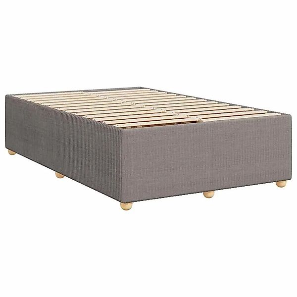 vidaXL Bettgestell ohne Matratze Taupe 120x190 cm Stoff 3284925 günstig online kaufen