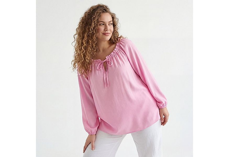 OriginalYou Blusenshirt Damen Sommer Oberteil mit Carmenausschnitt aus Visk günstig online kaufen