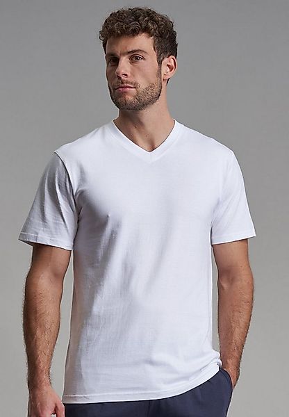 GÖTZBURG T-Shirt mit V-Ausschnitt, kurzarm, Premium-Qualität im 4er Pack günstig online kaufen