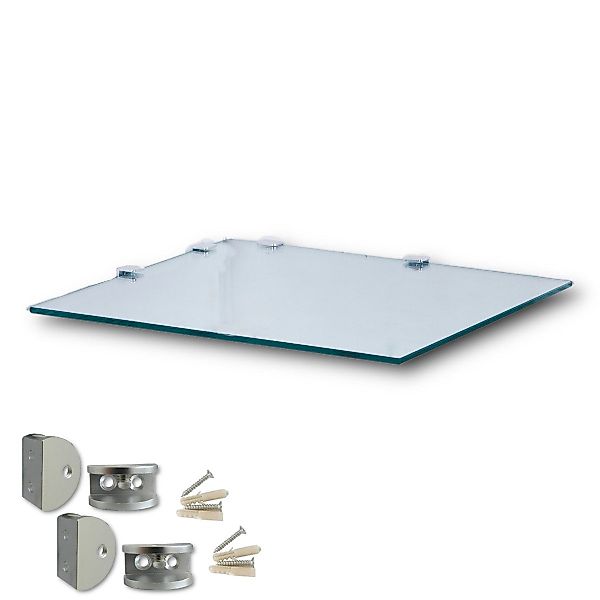 HOOZ Tischplatte Eckregal aus Sicherheitsglas mit günstig online kaufen