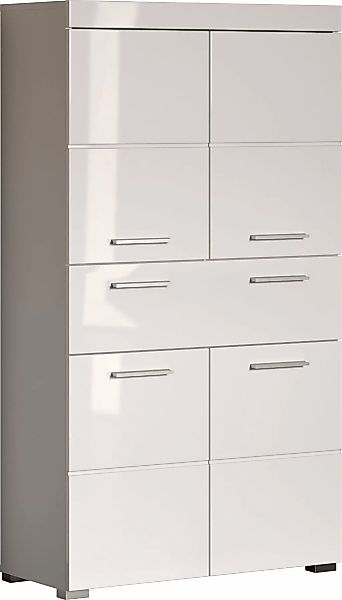 welltime Midischrank "Avena", Badschrank 4-türig mit einer Schublade - Maße günstig online kaufen